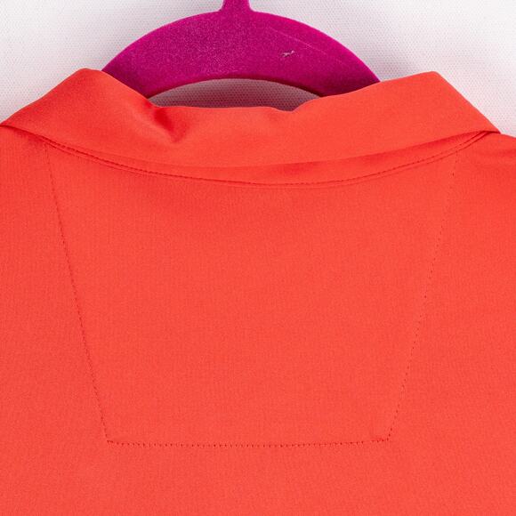 Antigua Men's Long Sleeve Polo 3-Button Pink Large Extra Button Side Vents Golf - Picture 9 of 10